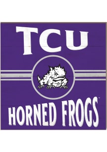KH Sports Fan TCU Horned Frogs 10x10 Retro Sign