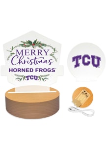 TCU Horned Frogs Holiday Light Set Desk Accessory