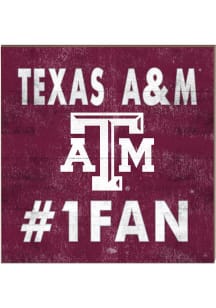 KH Sports Fan Texas A&amp;M Aggies 10x10 #1 Fan Sign