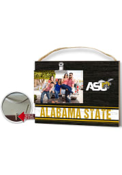 Alabama State Hornets Clip It Colored Logo Photo Picture Frame