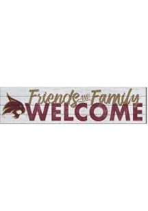 KH Sports Fan Texas State Bobcats 40x10 Welcome Sign