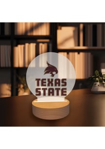 Texas State Bobcats Logo Light Desk Accessory