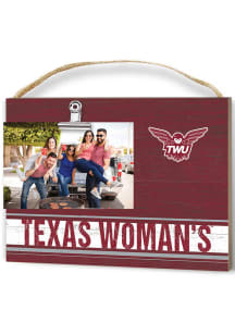 Texas Womans University Clip It Colored Logo Photo Picture Frame