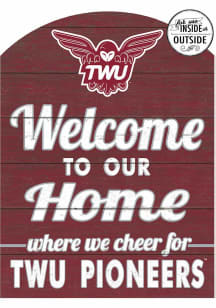 KH Sports Fan Texas Womans University 16x22 Indoor Outdoor Marquee Sign