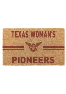 Texas Womans University 18x30 Team Logo Door Mat