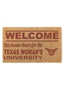 Texas Womans University 18x30 Welcome Door Mat