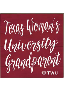 KH Sports Fan Texas Womans University 10x10 Grandparents Sign