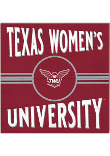 KH Sports Fan Texas Womans University 10x10 Retro Sign