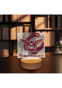 Texas Womans University Paint Splash Light Desk Accessory