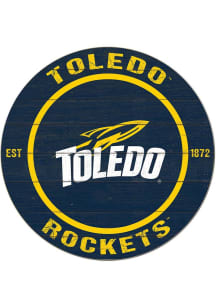 KH Sports Fan Toledo Rockets 20x20 Colored Circle Sign