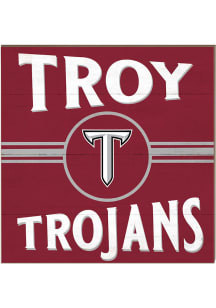 KH Sports Fan Troy Trojans 10x10 Retro Sign
