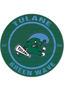 KH Sports Fan Tulane Green Wave 20x20 Colored Circle Sign