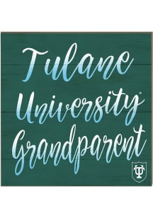 KH Sports Fan Tulane Green Wave 10x10 Grandparents Sign