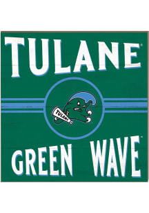 KH Sports Fan Tulane Green Wave 10x10 Retro Sign