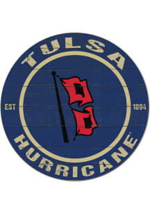 KH Sports Fan Tulsa Golden Hurricane 20x20 Colored Circle Sign
