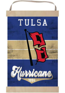 KH Sports Fan Tulsa Golden Hurricane Reversible Retro Banner Sign