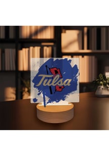 Tulsa Golden Hurricane Paint Splash Light Desk Accessory