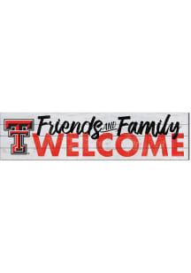KH Sports Fan Texas Tech Red Raiders 40x10 Welcome Sign