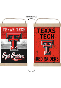 KH Sports Fan Texas Tech Red Raiders Reversible Retro Banner Sign