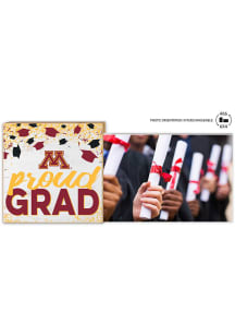 Red Minnesota Golden Gophers Proud Grad Floating Picture Frame