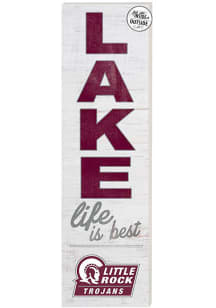 KH Sports Fan U of A at Little Rock Trojans 10x35 Lake Life is Best Indoor Outdoor Sign