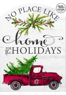 Jardine U of A at Little Rock Trojans 16x22 Home for Holidays Marquee Sign - White
