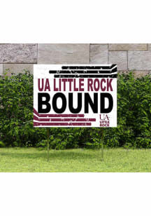 U of A at Little Rock Trojans 18x24 Retro School Bound Yard Sign