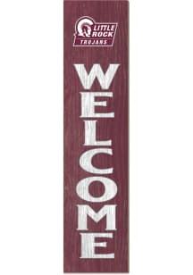 KH Sports Fan U of A at Little Rock Trojans 11x46 Welcome Leaning Sign