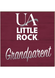 KH Sports Fan U of A at Little Rock Trojans 10in x 10in Grandparents Sign - Red