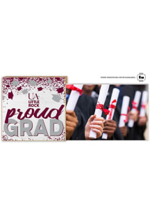 U of A at Little Rock Trojans Proud Grad Floating Picture Frame - Red