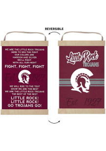 KH Sports Fan U of A at Little Rock Trojans Fight Song Reversible Banner Sign