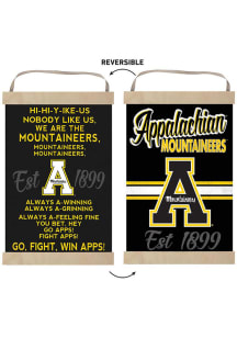 KH Sports Fan Appalachian State Mountaineers Fight Song Reversible Banner Sign