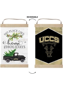 KH Sports Fan UCCS Mountain Lions Holiday Reversible Banner Sign
