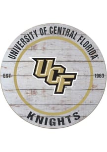 KH Sports Fan UCF Knights 20x20 Weathered Circle Sign