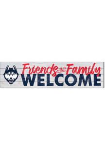 KH Sports Fan UConn Huskies 40x10 Welcome Sign