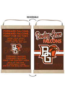 KH Sports Fan Bowling Green Falcons Fight Song Reversible Banner Sign