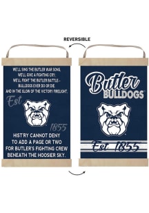 KH Sports Fan Butler Bulldogs Fight Song Reversible Banner Sign