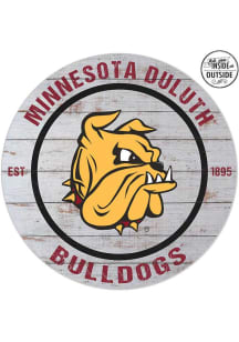 KH Sports Fan UMD Bulldogs 20x20 In Out Weathered Circle Sign