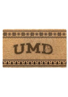 UMD Bulldogs Holiday Logo Door Mat