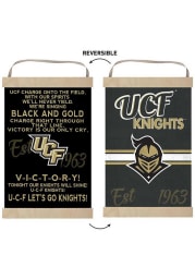 KH Sports Fan UCF Knights Fight Song Reversible Banner Sign
