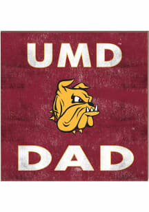 KH Sports Fan UMD Bulldogs 10x10 Dad Sign