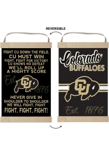 KH Sports Fan Colorado Buffaloes Fight Song Reversible Banner Sign