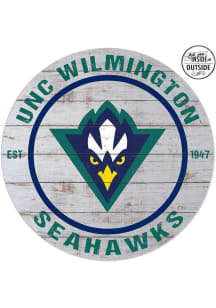 KH Sports Fan UNCW Seahawks 20x20 In Out Weathered Circle Sign
