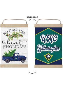 KH Sports Fan UNCW Seahawks Holiday Reversible Banner Sign