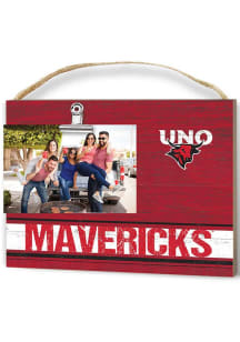 UNO Mavericks Clip It Colored Logo Photo Picture Frame