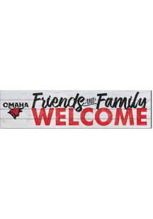 KH Sports Fan UNO Mavericks 40x10 Welcome Sign - Red