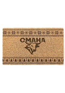 UNO Mavericks Holiday Logo Door Mat