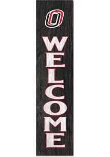 Jardine UNO Mavericks 11x46 Welcome Leaning Sign - Red
