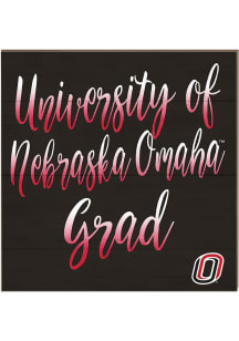 Jardine UNO Mavericks 10in x 10in Grad Sign - Red