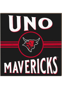 Jardine UNO Mavericks 10x10 Retro Sign - Red